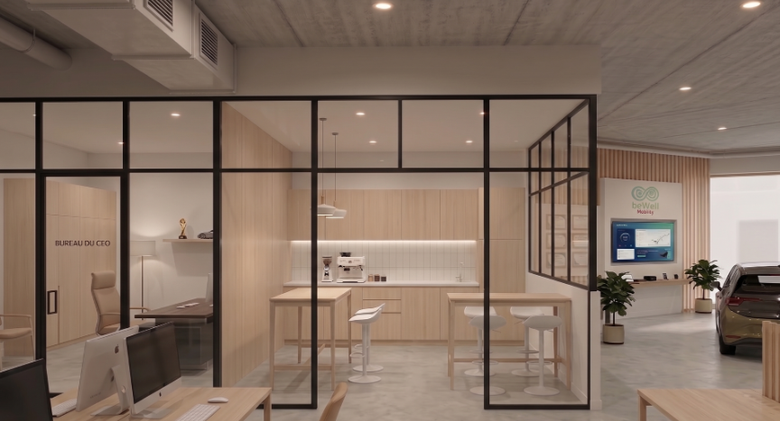 Bureau CEO & cuisine partagée